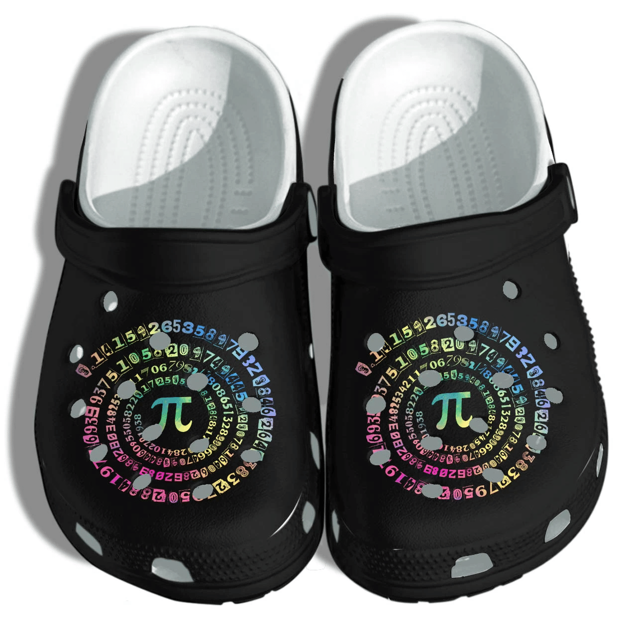 School Math Teacher Pi Shoes Crocs Clog  Merch Pi Day 2021  School Fashion For Kids Boys Girls